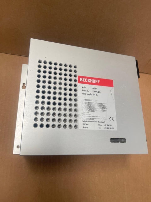 Beckhoff C6320 Industrial PC, Intel Core2 Duo 2.16 GHz, 80 GB HDD