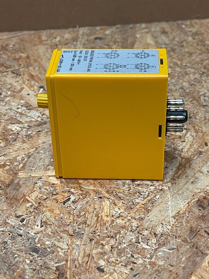 Selectron – GZU 20/21 – Universal 11‑Pin Timer Relay 0.05 s–320 min (220 V)