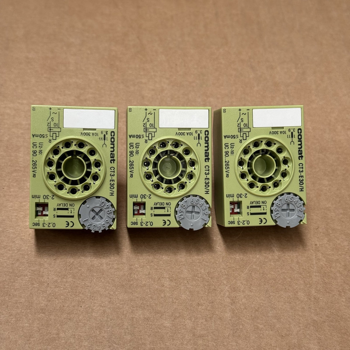 Comat – CT3-E30/H – Cube Time Delay Relay Module — VOLTWERK Handel