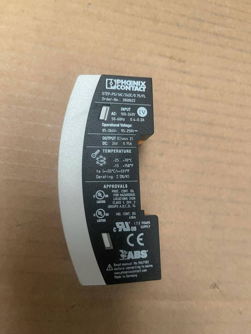 PHOENIX CONTACT STEP-PS/1AC/24DC/0.75/FL (2868622) HUTSCHIENEN-NETZTEIL