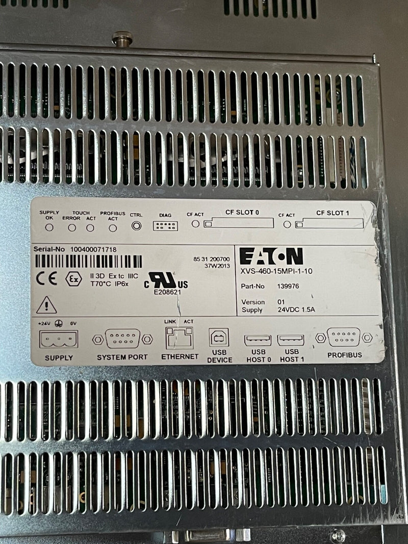Eaton/Micro Innovation – XVS‑460‑15MPI‑1‑10 (139976) – 15″ IR‑Touch HMI