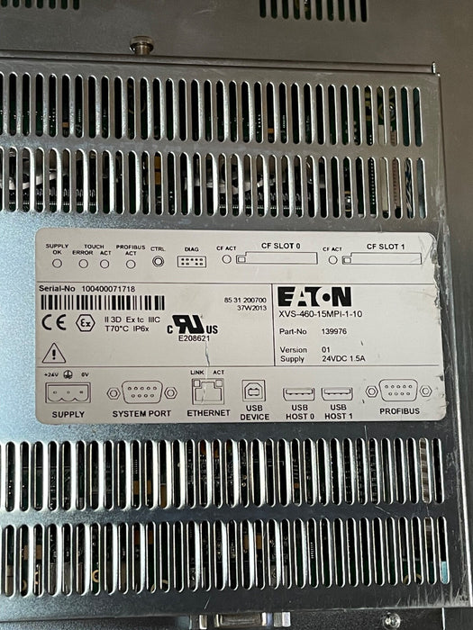 Eaton/Micro Innovation – XVS‑460‑15MPI‑1‑10 (139976) – 15″ IR‑Touch HMI