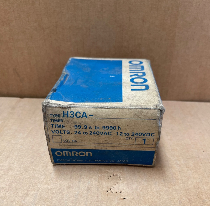 Omron H3CA‑FA – Multifunction Solid‑State Timer Relay, 0.1 s–9990 h