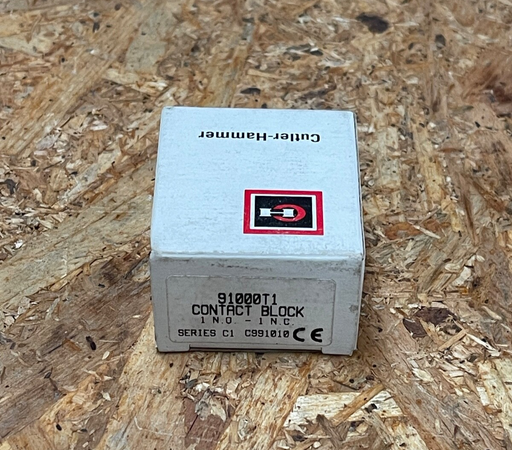 Cutler‑Hammer – 91000T1 – 1 NO + 1 NC Contact Block for 91000T Series Pushbutton