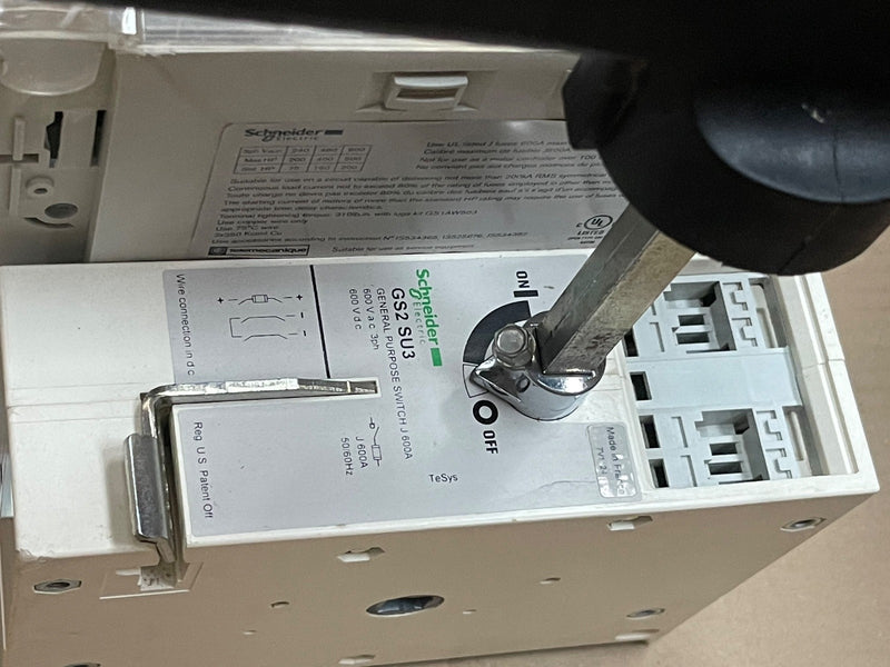 Schneider Electric – GS2SU3 – 600 A 3‑Pole Fuse Switch‑Disconnect (TeSys GS)