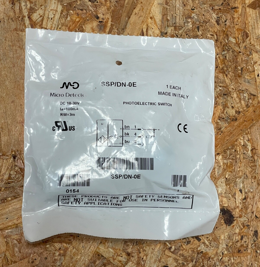 Micro Detectors – SSP/DN‑0E – M18 Tubular Diffuse Photoelectric Sensor (NPN Outp