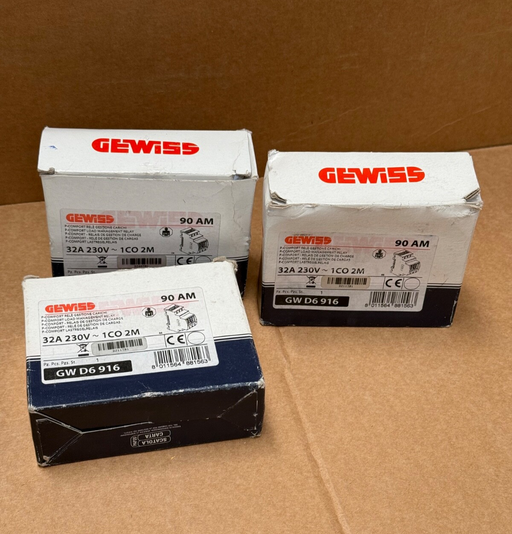 Gewiss – GWD6916 – P‑Comfort Load Management Relay, Wired, 32 A, 230 V