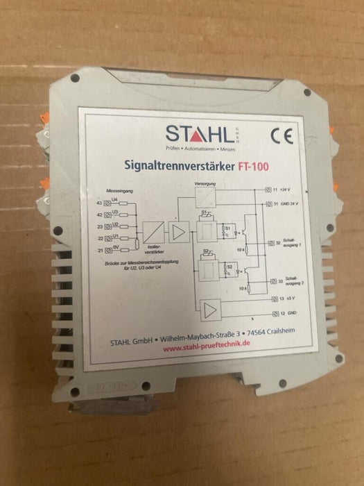 STAHL FT-100.04D Signaltrennverstärker FT-100