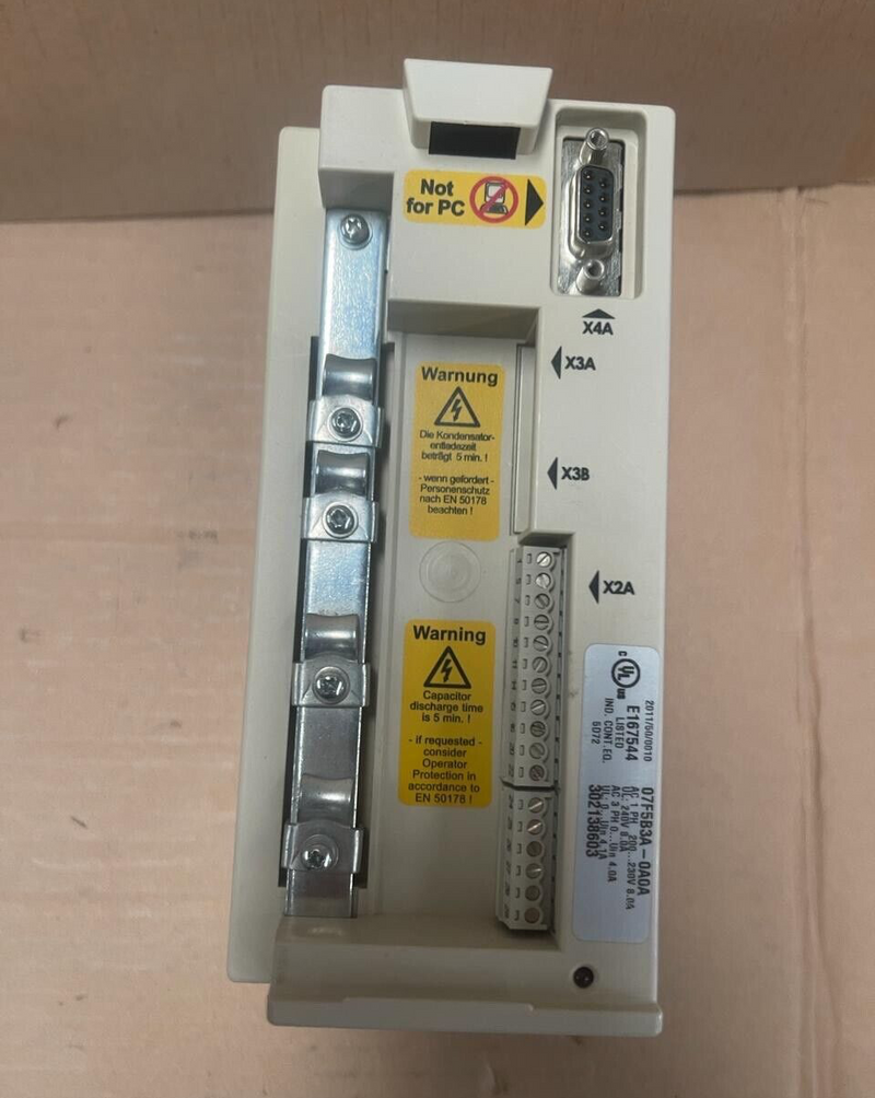 KEB COMBIVERT F5 - 07F5B3A-0A0A - VFD 200...230V - 0.75kW