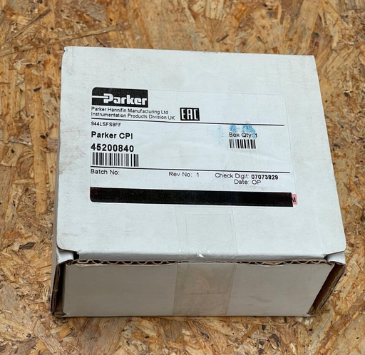 Parker Veriflo – 944LSFS8FF – High‐Purity Diaphragm Valve, 1/4″ Face‑Seal Female
