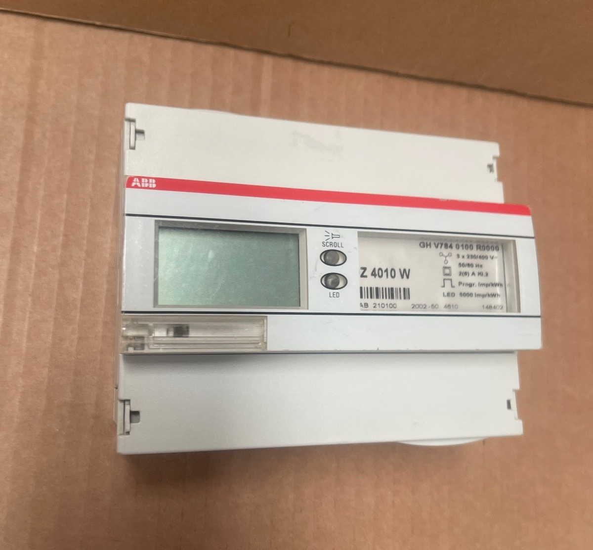 ABB – DZ 4010 W – 3-Phase Delta Meter / Energy Meter (2(6) A ...