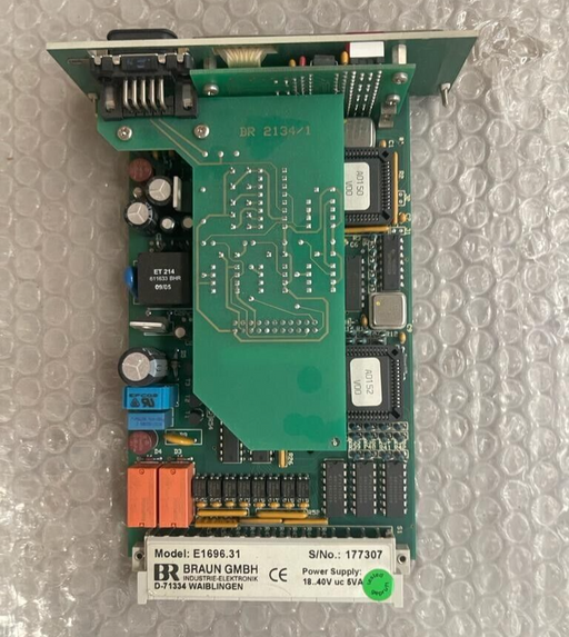 BR BRAUN GMBH, Generator E1696.31, S/No.: 177307 Power Supply: 18..40V uc 5VA