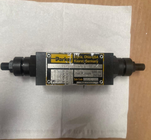 Parker - FM2 DD DS V55 - Double Throttle Check Valve, NG06, Meter-Out, Fine Adju