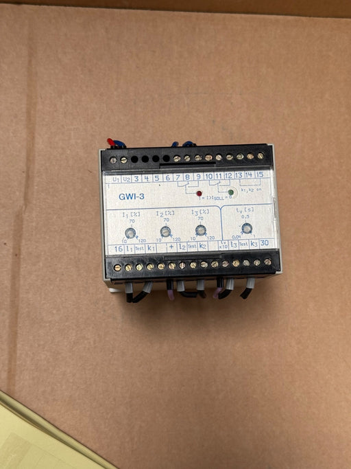 ITM – GWI‑3 – 3‑Phase Current Monitoring Relay, DIN‑Rail, Adjustable