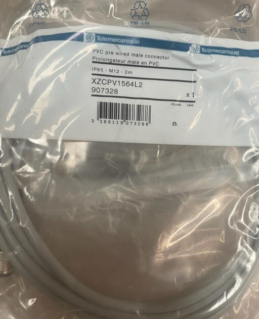 Telemecanique XZCPV1564L2 - Sensor Cable, M12 Plug, Free End