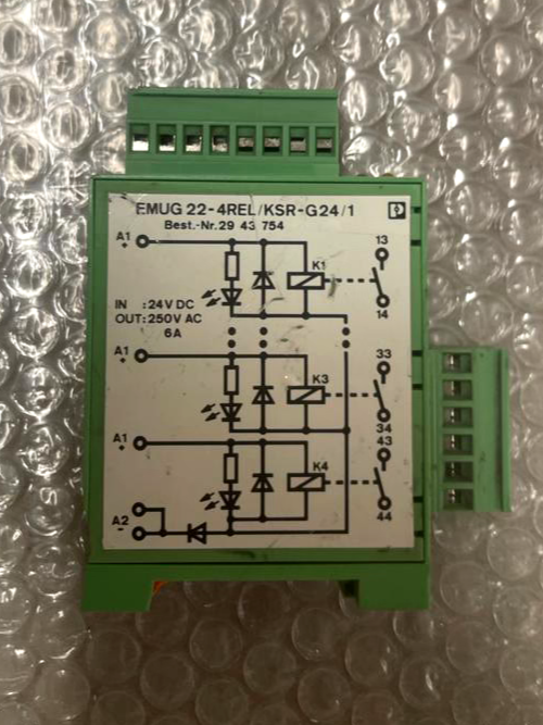 Phoenix Contact EMUG 22-4REL/KSR-G24/1 Multiple Relay Module
