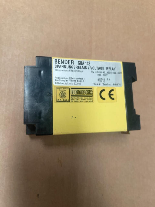 BENDER - SUA 143 - SPANNUNGSRELAIS / VOLTAGE RELAY