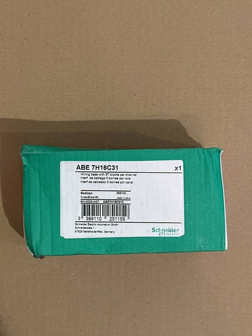 Schneider Electric Modicon ABE7H16C31 Wiring base with 3T blocks per channel