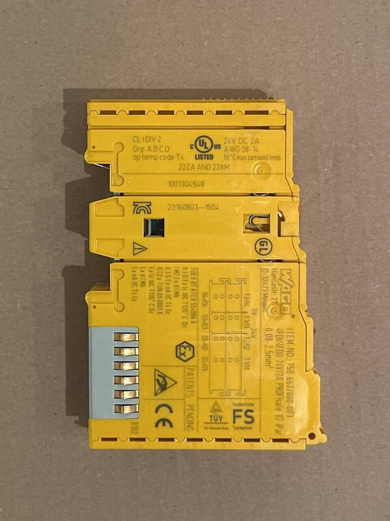 WAGO I/O-SYSTEM 750-667/000-003 4FDI/4FDO