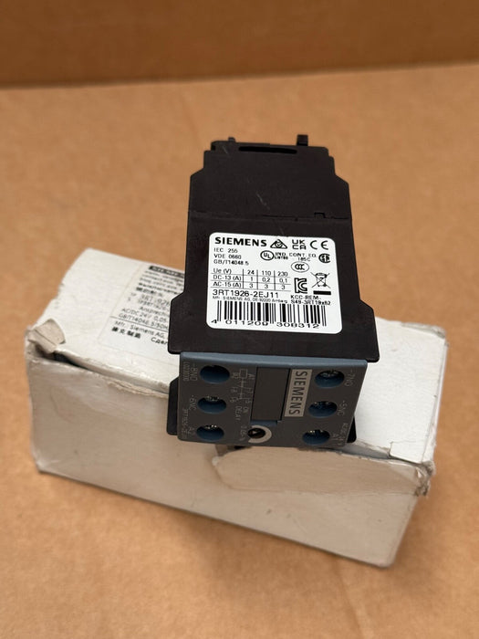 Siemens – 3RT1926‑2EJ11 – Time‑Delay Auxiliary Switch Block, 0.05–1 s