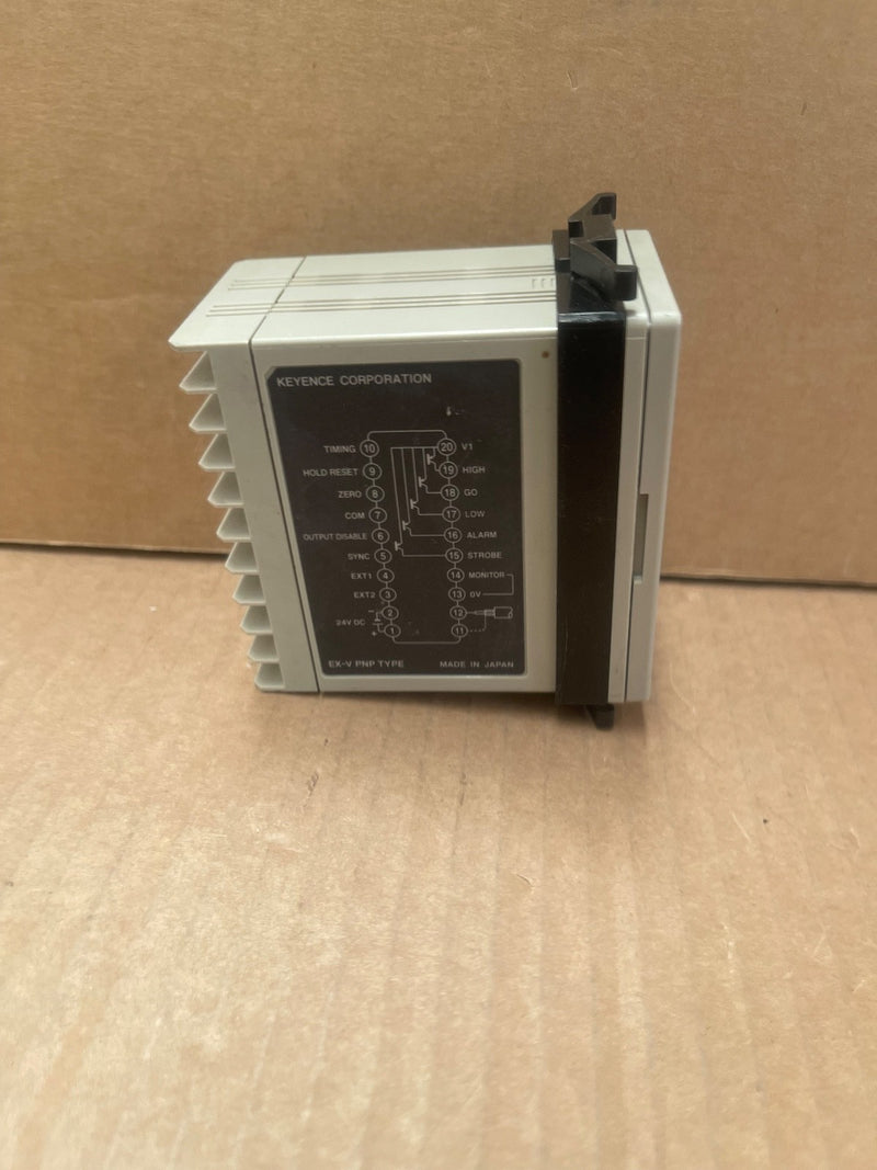 Keyence – EX-V05P – High-Speed Digital Displacement Inductive Sensor / Amplifier