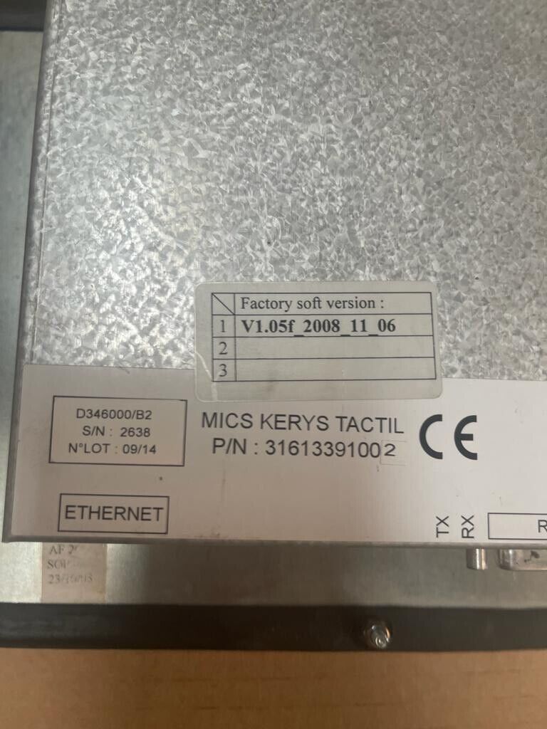 MICS KERYS TACTIL D346000/B2 31613391002 Controller