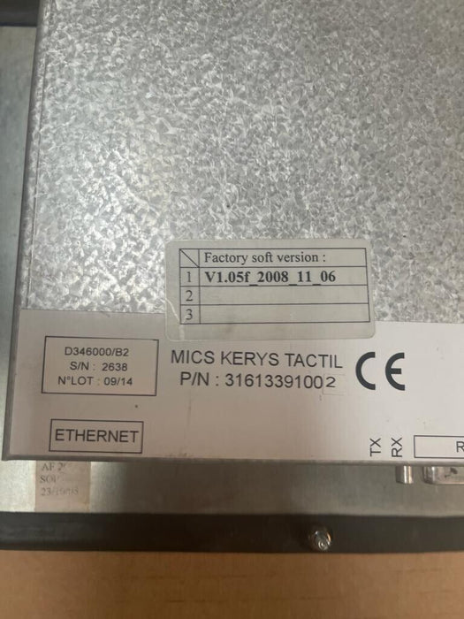 MICS KERYS TACTIL D346000/B2 31613391002 Controller
