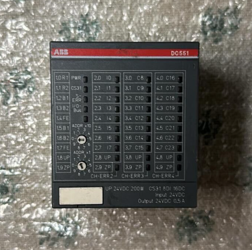ABB, 1SAP220500R0001, DC551-CS31 A, Bus Module C551 Digital I/O PROTOTYP
