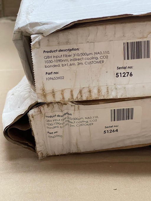COHERENT - P.N. 109653X02 - QBH Input Fiber 310/500um NA0.110, 1030-1090nm 2m