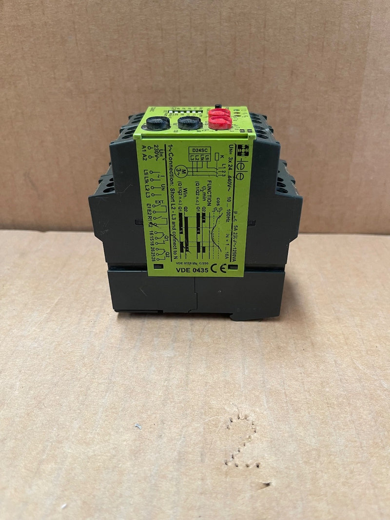 TELE – D24SC – Delta Series Cos φ Monitor / Power-Factor Relay (VDE 0435)