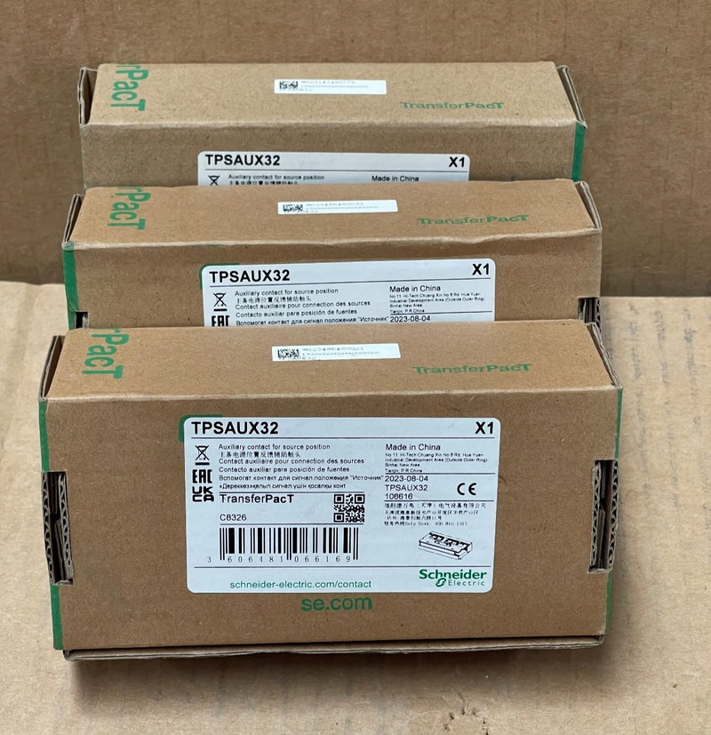 Schneider Electric – TPSAUX32 – TransferPacT Auxiliary Contact Module 2 NO+2 NC