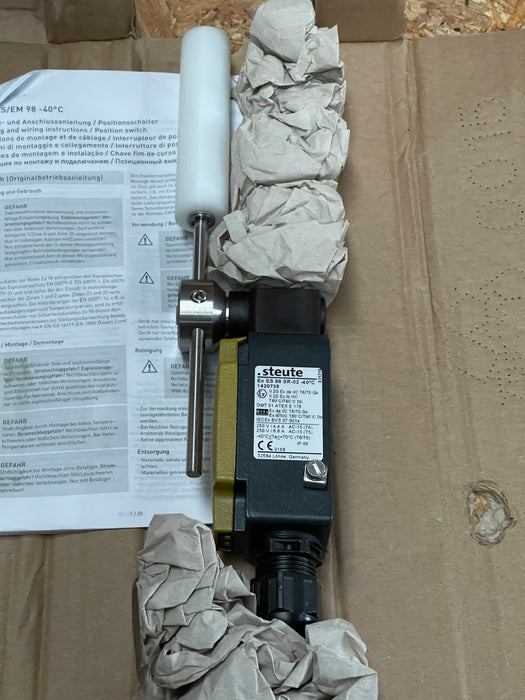 Steute - 1420738 - Ex ES 98 SR-02 Belt Alignment Switch, -40 °C, ATEX Zone 1/21