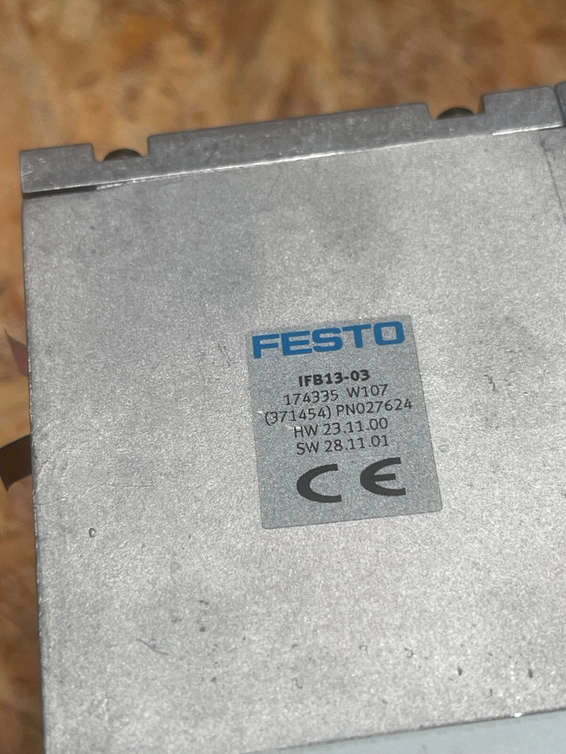 Festo Profibus Module Festo – 174335 – IFB13‑03 PROFIBUS Peripheral Node (Valve Terminal Mod ...