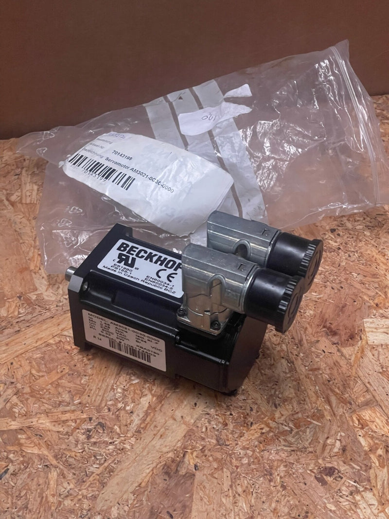 Beckhoff – AM3021‑0C30‑0000 – Synchronous Servo Motor, 0.48 Nm, 480 V AC
