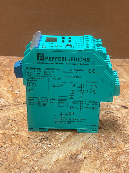 Pepperl & Fuchs – KFD2‑UFC‑EX1.D (188370) – 1‑Channel Frequency Converter Barrie