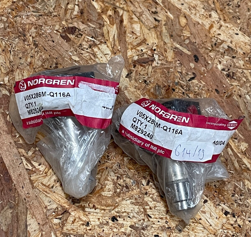 Norgren - V05X286M-Q116A - 2/2 NC Solenoid Valve, Interface Mount