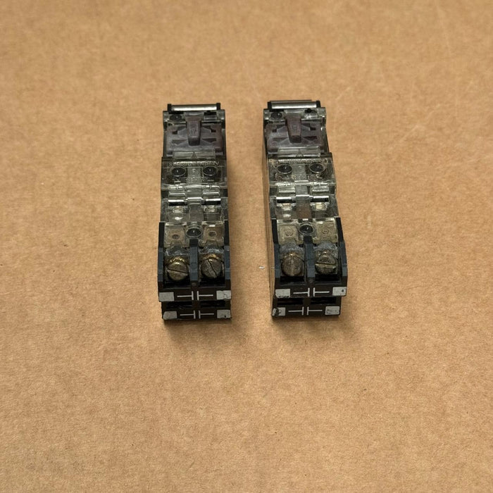 2PCs Allen‑Bradley – 595‑AA – Auxiliary Contact Block, 2 No, for 500‑Series