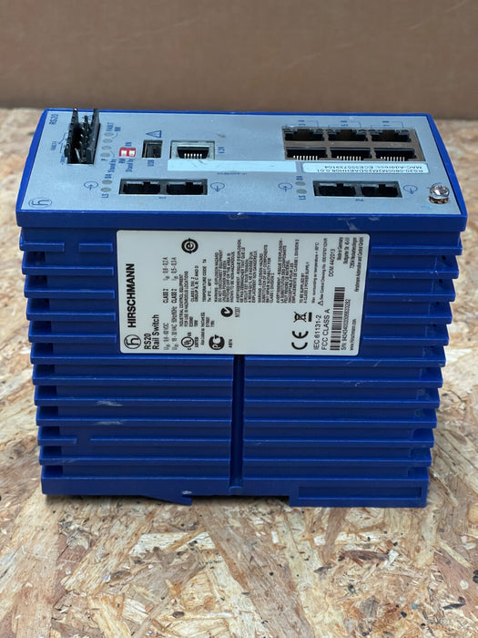 Hirschmann – RS20‑0800M2M2SDAEHH08.0.01 – Managed 8‑Port DIN‑Rail Ethernet
