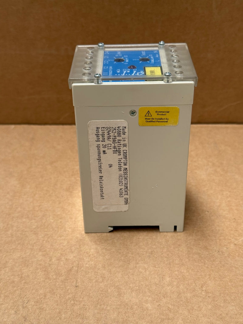 Crompton – 252‑PBAG‑HF – Relay Coil Suppressor Module, 220 VAC, DIN‑Rail