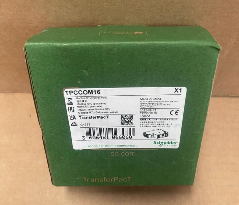 Schneider Ekectric TransferPacT - ТРССОМ16 - ModBus RTU