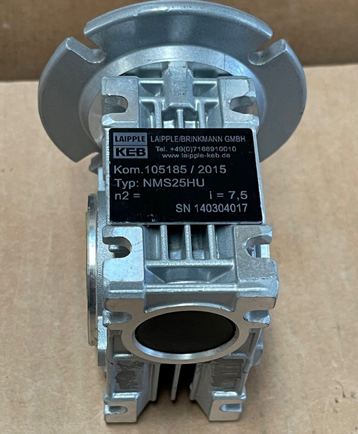 Laipple / KEB – NMS25HU – Universal Worm Gear Speed Reducer (Industrial)