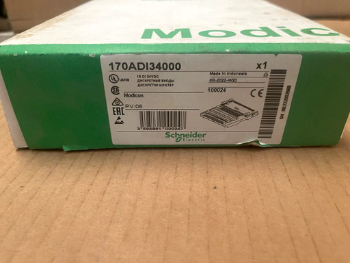 Schneider Electric Modicon 170ADI34000 discrete input module 16 Input 24 V DC