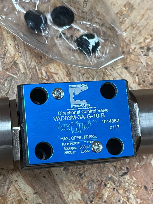 Continental Hydraulics - VAD03M-3A-G-10-B - Air-Operated 3-Position D03