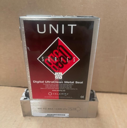CELERITY UNIT NF3 500 SCCM Mass Flow Controller Digital UltraClean Metal Seal