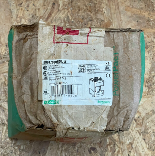 Schneider Electric – BGL36050LU – PowerPact B 50 A 3‑Pole MCCB, 600Y/347 V AC