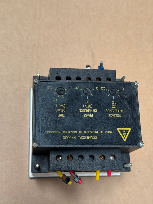 Crompton – 244‑14DG‑SBBX‑FQ – 96 mm 360° LED Synchroscope + Synchro‑Check Relay
