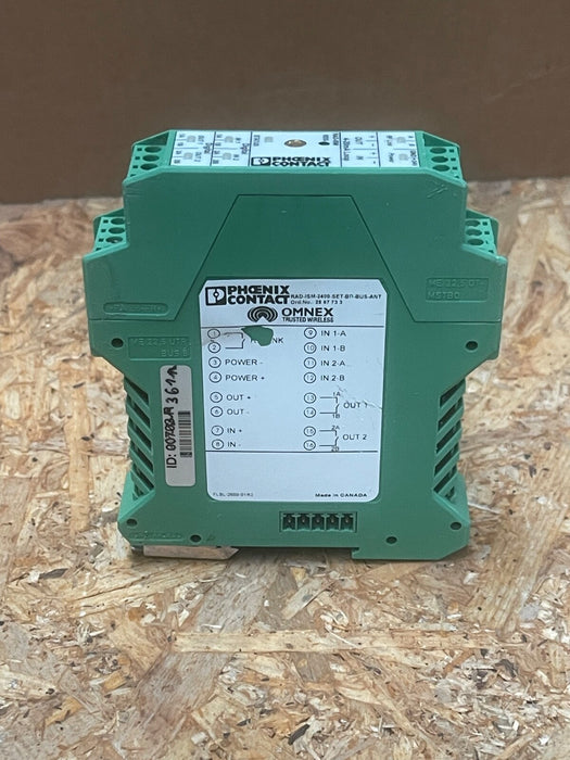 Phoenix Contact – RAD‑ISM‑2400‑SET‑BD‑BUS‑ANT (2867733) – 2.4 GHz Wireless I/O