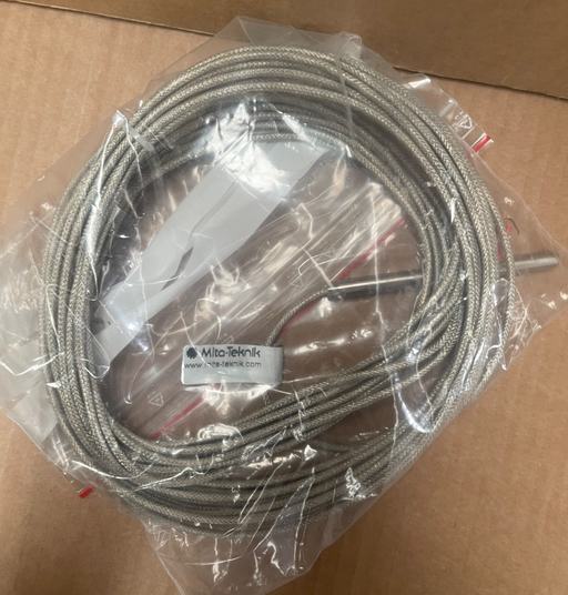 Mita-Teknik – PT100 8×100 mm Sensor with 10 m Shielded Cable – 7631028