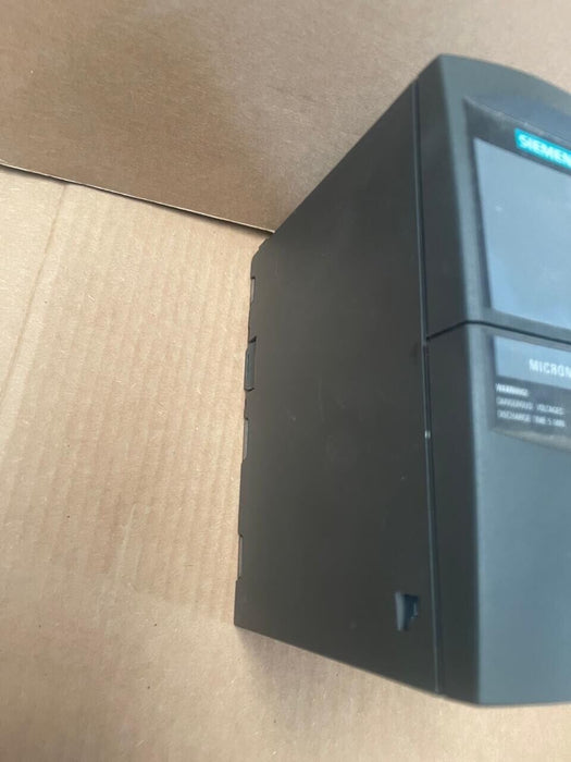 Siemens 6SE6420-2AB13-7AA0 MICROMASTER 420 VFD, 0.37 kW, 1AC 200-240V