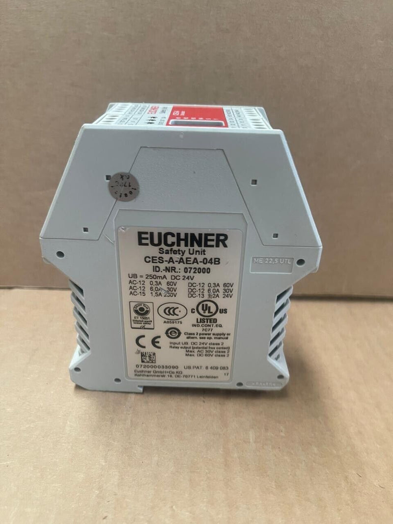 Euchner - CES-A-AEA-04B - Non-Contact Safety Switch, RFID, 4-pin